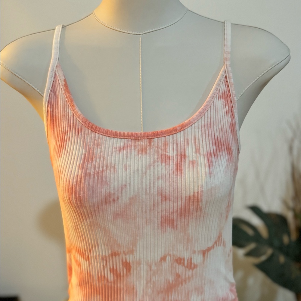 Princess Polly Siana Mini Dress Pink White Women's Bodycon Fitted Ribbed Size 4 - Picture 9 of 9